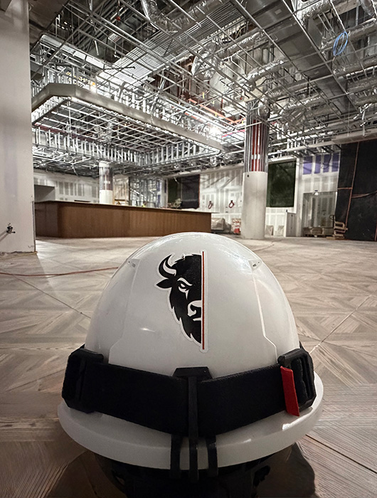 Bison Construction hard hat