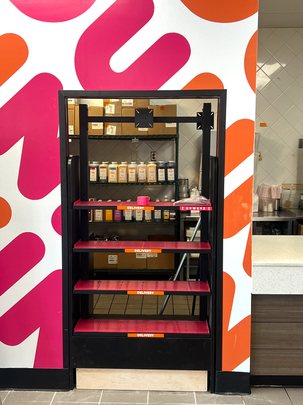 Dunkin To Go Shelf